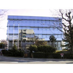 Sicpa, montage de façade à Prilly