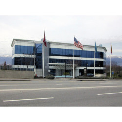 Motorola, montage de façade à Genève