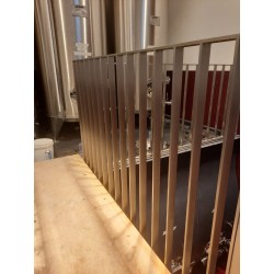 Fabrication et Pose de barrières sur mesure en Inox brossé et Inox thermolaqué, barrière, escalier et garde-corps à Bursinel