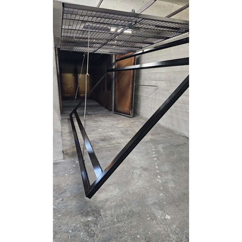 Thermolaquage cadre de grande taille, 2500 x 4150mm, Forster Coupe-Feu Fuego Light
