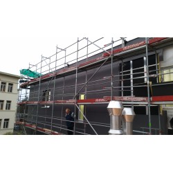 Clinique Cecile façade ventilée à Lausanne, Hirslanden, Eternit