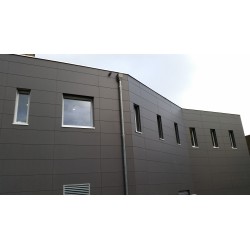 Clinique Cecile façade ventilée à Lausanne, Hirslanden, Eternit