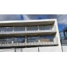 Barrière barreaudée Inox meulé brossé PRM Morges