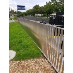Barrière barreaudée Inox meulé brossé PRM Morges
