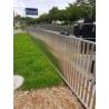 Barrière barreaudée Inox meulé brossé PRM Morges