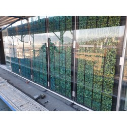 Montage Façade intégrée dans un Poteaux-Traverse Solaire Route de Berne Lausanne